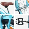 vidaXL Bicicleta Infantil 18 Polegadas para 5-7 anos Azul Claro
