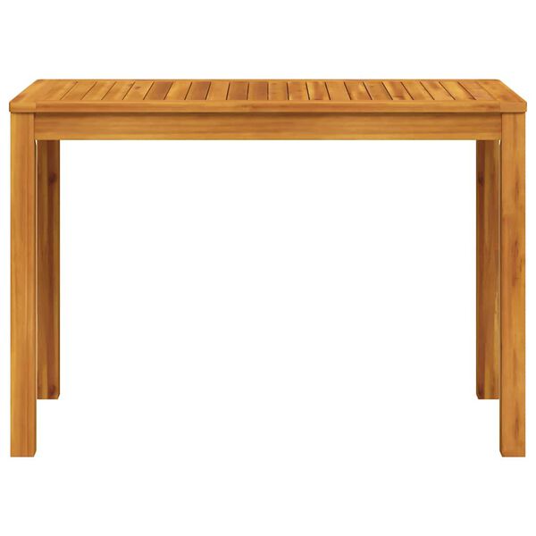 vidaXL Mesa de jantar p/ jardim 110x55x75 cm madeira de ac&aacute;cia maci&ccedil;a