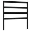 vidaXL Cabeceira de cama 106x4x100 cm pinho maci&ccedil;o preto