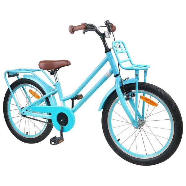 vidaXL Bicicleta Infantil 20 Polegadas para 6-11 Anos Azul Claro