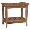 vidaXL Mesa de Canto para Banheiro Natural 50 x 35 x 45 cm