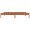 vidaXL Cama sem colch&atilde;o 100x200 cm pinho maci&ccedil;o castanho-mel
