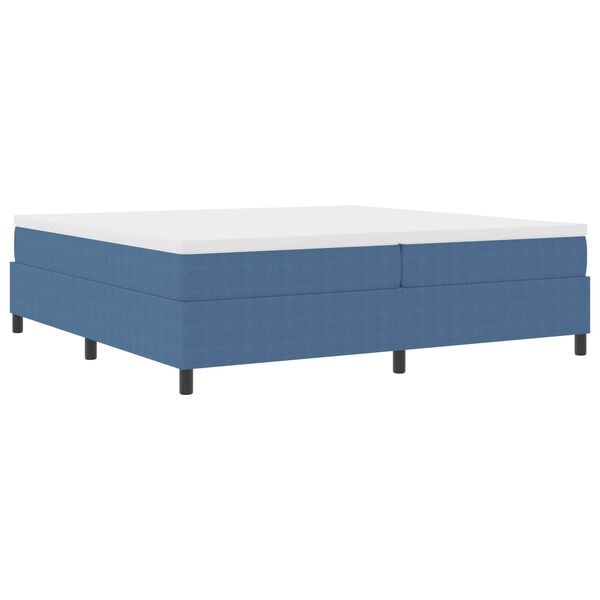 vidaXL Estrado de cama plataforma Azul 200 x 200 cm