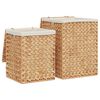 vidaXL Cestos para roupa suja 2 pcs jacinto de &aacute;gua