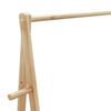 vidaXL Roupeiro com prateleiras 132x45,5x150,5 cm bambu