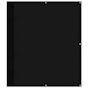 vidaXL Tela de varanda 120x800 cm 100% poli&eacute;ster oxford preto