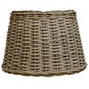 vidaXL Abajur em vime 45x28 cm castanho