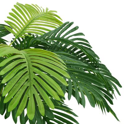 vidaXL Palmeira cica artificial com vaso 160 cm verde
