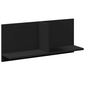 vidaXL Arm&aacute;rio parede 70x16,5x30 cm derivados de madeira preto