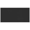 vidaXL Soleira de Janela Preto com veios de madeira 100 x 45 x 4,5 cm