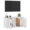 vidaXL M&oacute;vel de TV de parede 80x34,5x40 cm branco brilhante