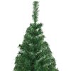 vidaXL &Aacute;rvore de Natal Artificial Verde 180 cm PVC, A&ccedil;o e Pl&aacute;stico