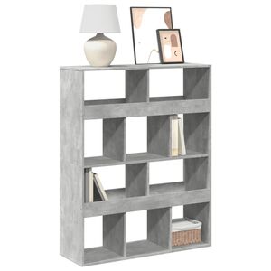 vidaXL Estante 100x33x125,5 cm derivados de madeira cinzento cimento