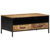 vidaXL Mesa de centro com gaveta Castanho 90 x 50 x 40 cm