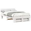 vidaXL Estrutura da Cama com cabeceira Branco 120 x 190 cm