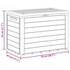 vidaXL Caixa de arrumação de jardim 78x44x55 cm antracite