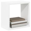 vidaXL Prateleiras parede forma de cubo 6 pcs 26x15x26cm branco/sonoma