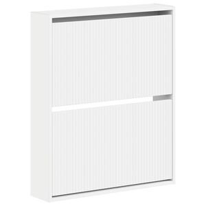 vidaXL Arm&aacute;rio de Sapatos de Parede ARNHEM 71 x 17 x 86 cm Branco