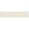 vidaXL Toldo lateral retrátil para pátio 140x600 cm creme