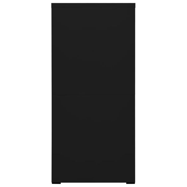 vidaXL Arquivador 46x62x133 cm a&ccedil;o preto