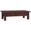 vidaXL Mesa de centro cl&aacute;ssica 100x50x30 cm mogno maci&ccedil;o castanho