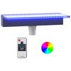 vidaXL Cascata com luzes LED RGB 45 cm acr&iacute;lico