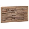 vidaXL Cabeceira de Cama Natural Madeira de Teca S&oacute;lida