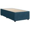 vidaXL Cama boxspring com colch&atilde;o 90x190 cm veludo azul