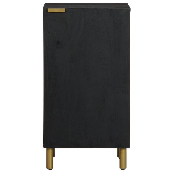 vidaXL Aparador 40x33x75 cm derivados de madeira preto