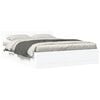 vidaXL Estrutura de cama c/ cabeceira sem colch&atilde;o 160x200 cm branco