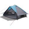 vidaXL Tenda Teepee com telhado Azul e Cinza 490 x 410 x 210 cm