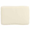 vidaXL Conjunto de Almofadas para Palete 3 pcs Creme 120 x 80 x 12 cm