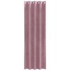 vidaXL Cortinas opacas 2 pcs Rosa Escuro 140 x 225 cm Veludo