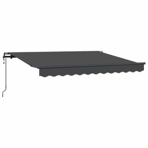 vidaXL Toldo Retr&aacute;til Antracite 250 x 200 cm tecido