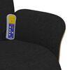 vidaXL Cadeira de Massagem Recliner Preto 79 x 87 x 104,5 cm tecido