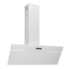 vidaXL Exaustor de parede 90 cm a&ccedil;o e vidro temperado branco