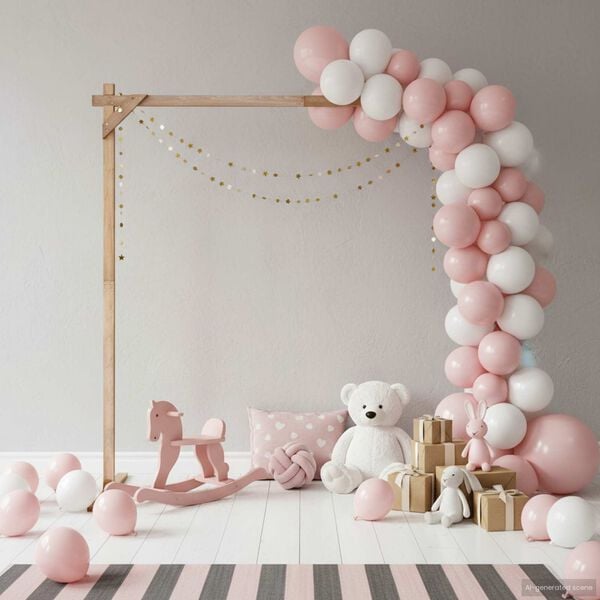 vidaXL Arco de Casamento Marrom Claro 225 x 95 x 226 cm