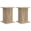 vidaXL Suporte para Plantas 2 pcs Carvalho Sonoma 30,5 x 30 x 43 cm