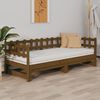 820736 vidaXL Sof&aacute;-cama puxar 2x(80x200) cm pinho maci&ccedil;o castanho mel