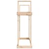 vidaXL Suporte para lenha 110x35x108,5 cm madeira de pinho maciça
