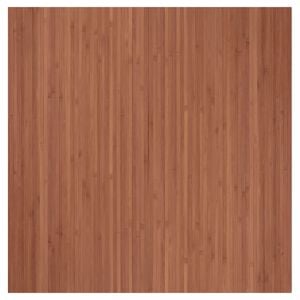 vidaXL Tapete retangular 100x100 cm bambu castanho