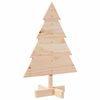 vidaXL &Aacute;rvore de Natal em madeira decorativa 70 cm madeira maci&ccedil;a