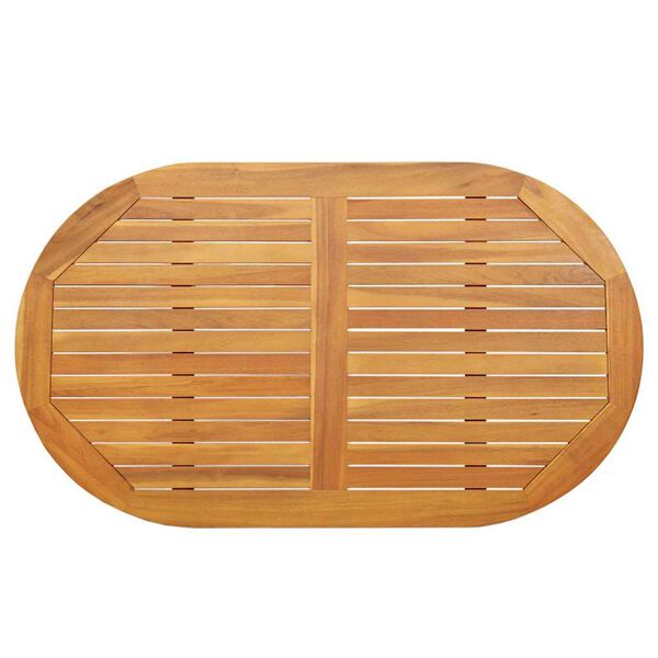 vidaXL Tampo de Mesa &Oacute;leo Natural 120 x 70 x 2 cm