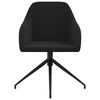 vidaXL Cadeiras de jantar 2 pcs veludo preto