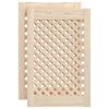 vidaXL Portas de arm&aacute;rio design treli&ccedil;a 2 pcs 39,5x61,5cm pinho maci&ccedil;o