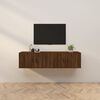 vidaXL M&oacute;veis de TV de parede 2 pcs 80x34,5x40 cm carvalho castanho