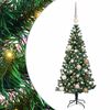 vidaXL &Aacute;rvore de Natal Artificial Pr&eacute;-iluminada Verde 120 cm