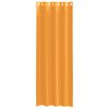 vidaXL Cortinas de voile com ilhós 2 pcs laranja 140x260 cm