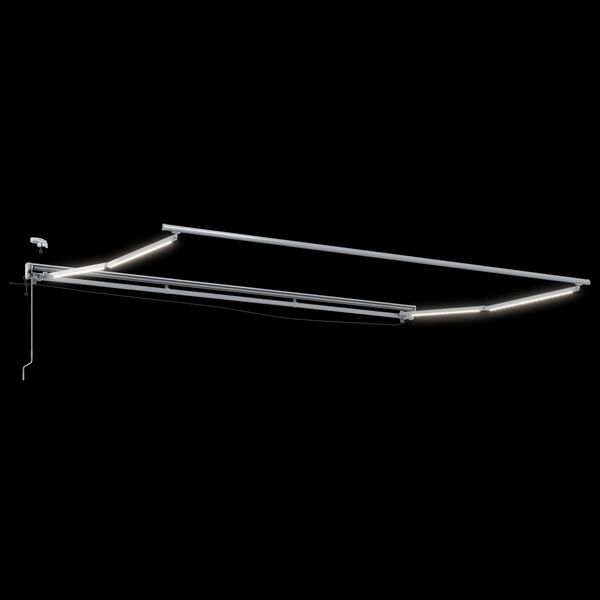 vidaXL Toldo Retr&aacute;til El&eacute;trico Creme 4 &times; 3,5 m