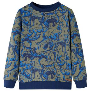 Sweatshirt para crian&ccedil;a cor caqui 92